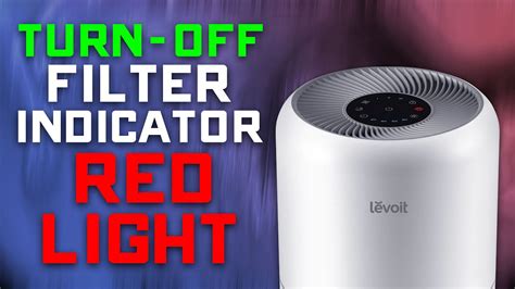 Press and hold the filter reset button for 5 to 8 seconds until you hear a human voice tone guiding you through the process. . Levoit air purifier red light